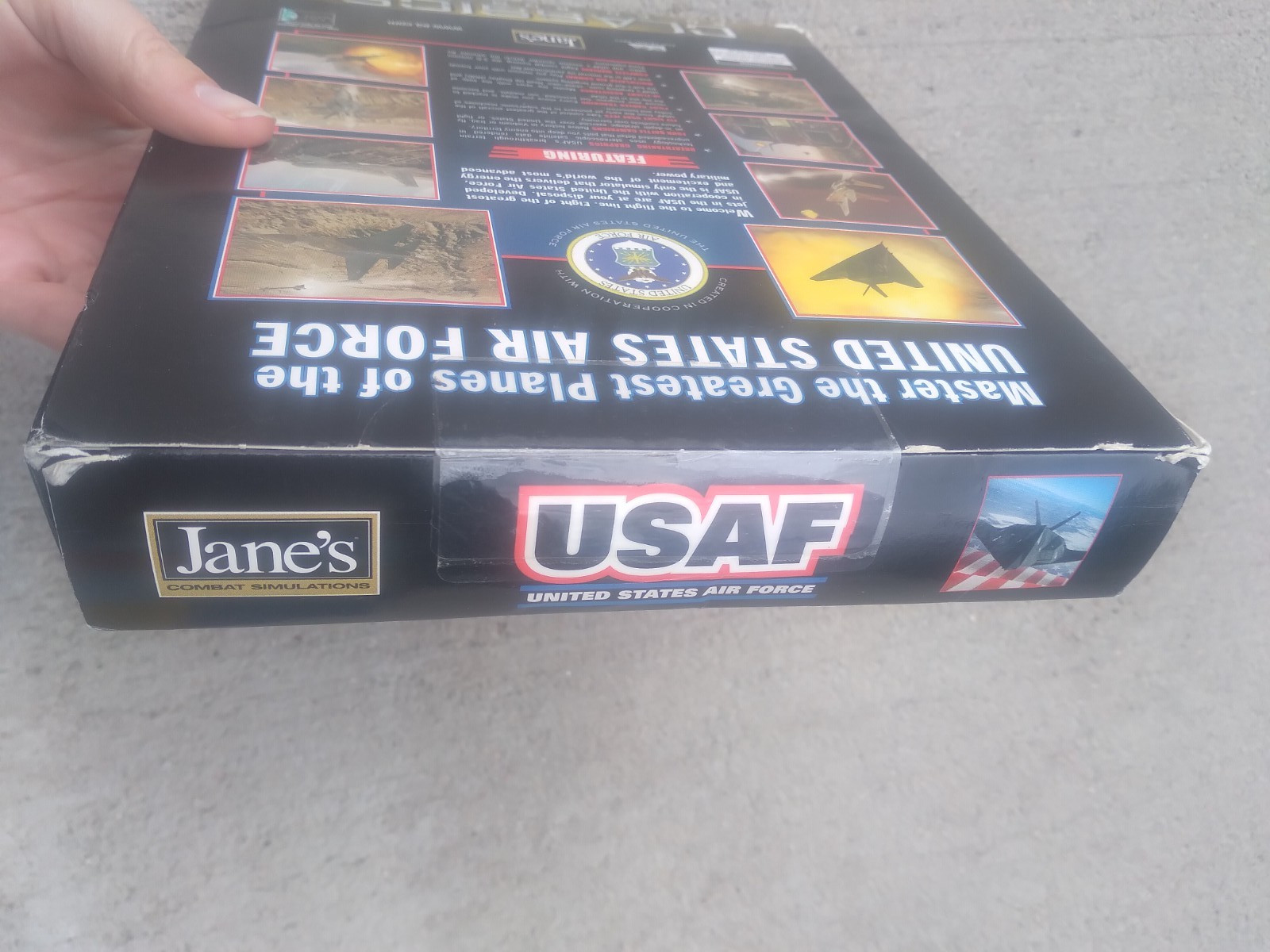Vintage Jane’s USAF Combat Simulations PC Game United States Air Force