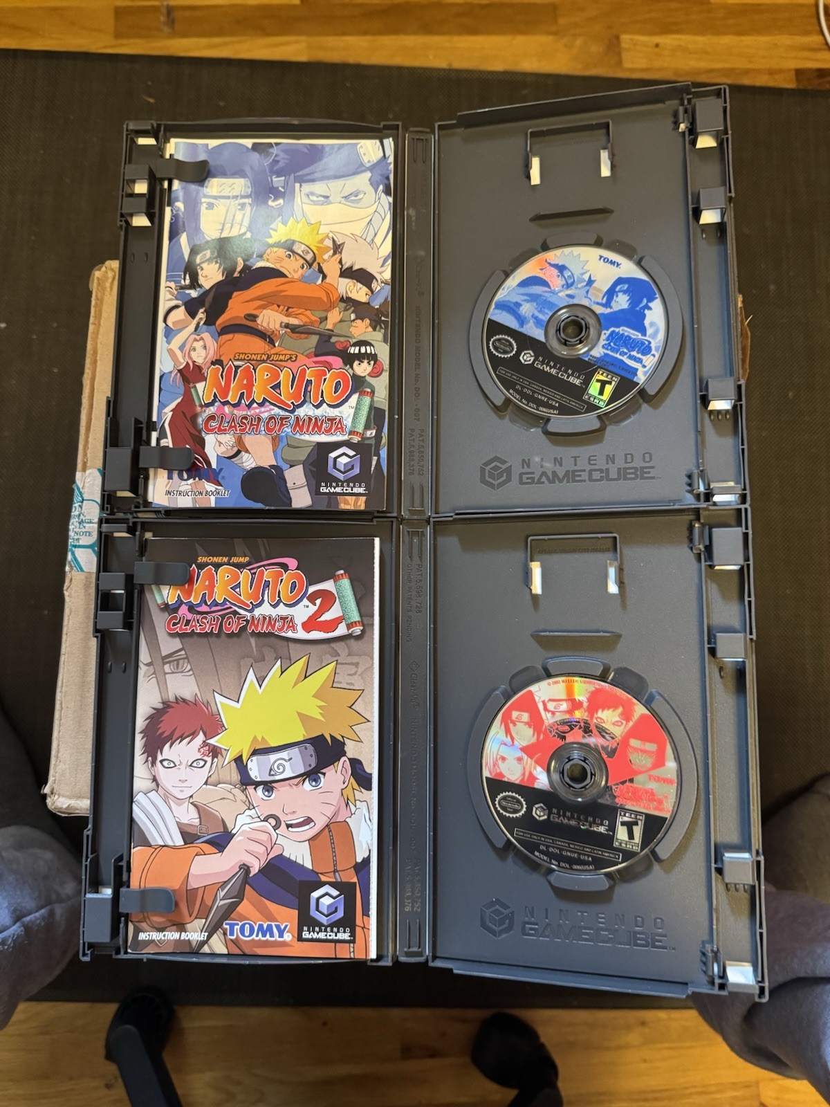 Naruto: Clash of Ninja Nintendo GameCube & Clash of Ninja 2 – Complete in Box