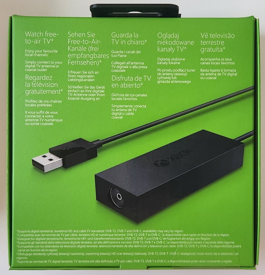 Microsoft Official Digital TV Tuner for Xbox One Brand New [2016 Adapter]