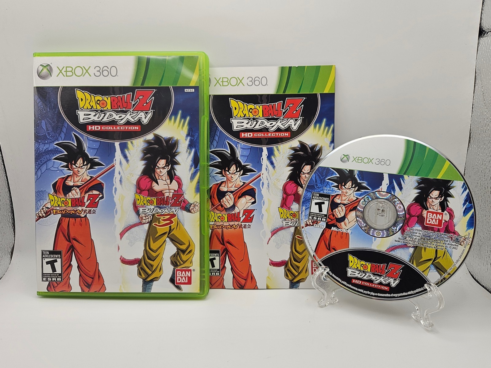 Dragon Ball Z Budokai HD Collection Microsoft Xbox 360 CIB Resurfaced & Tested