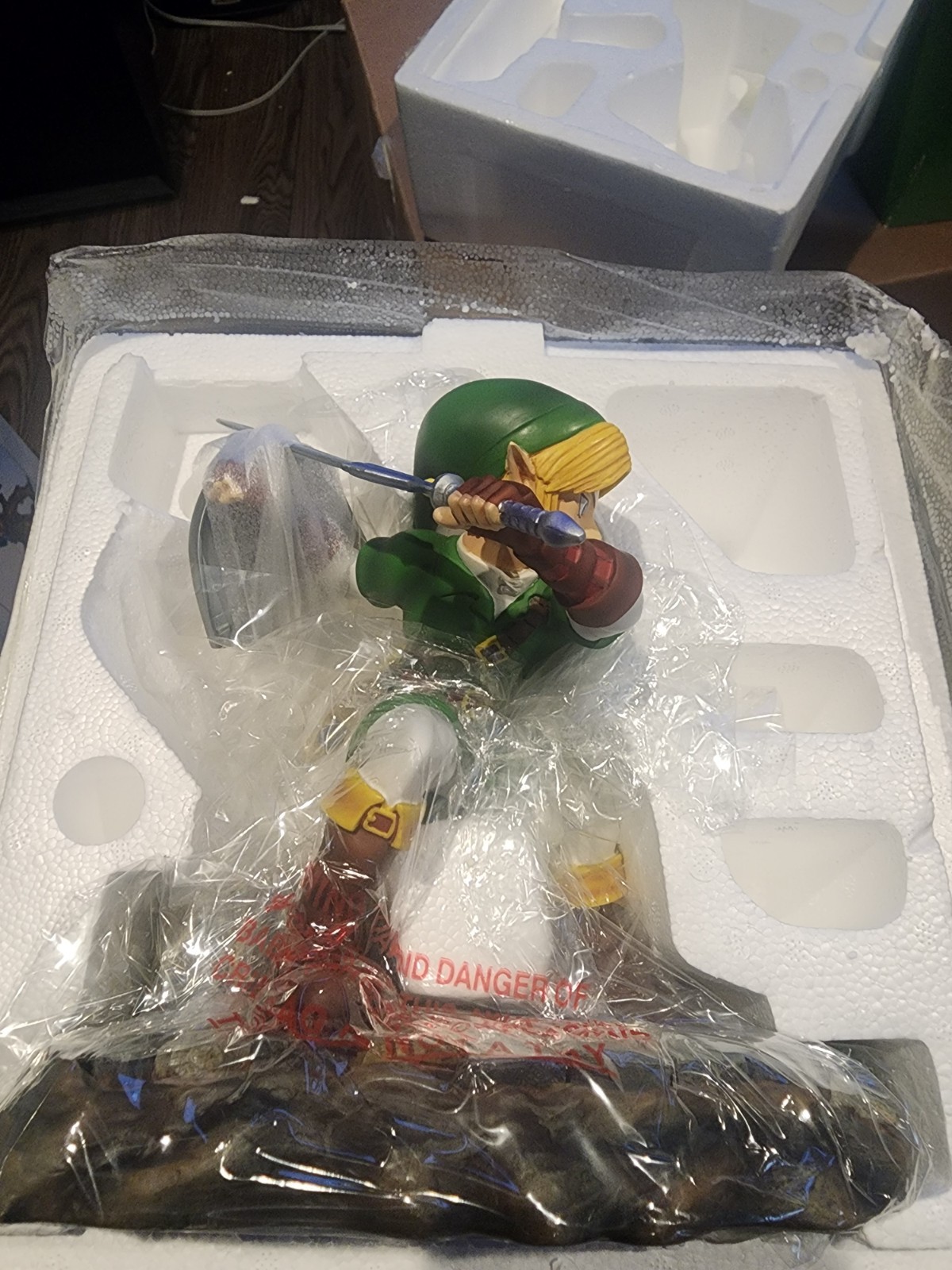 RARE First 4 Figures Zelda Ocarina Of Time Adult Link Green F4F Statue