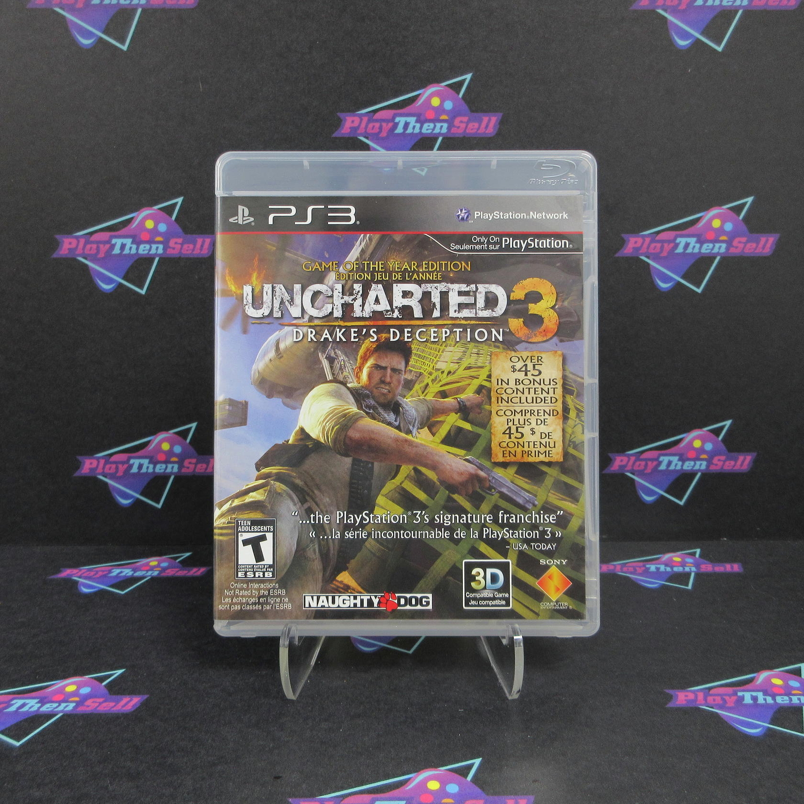 Uncharted 3 Drake’s Deception GOTY PS3 PlayStation 3 – 1 Year Warranty Game &..
