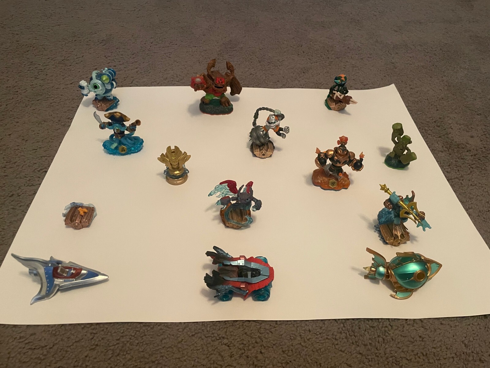 Huge Activision Skylanders SuperCharger Lot: Used Characters, Great Condition.