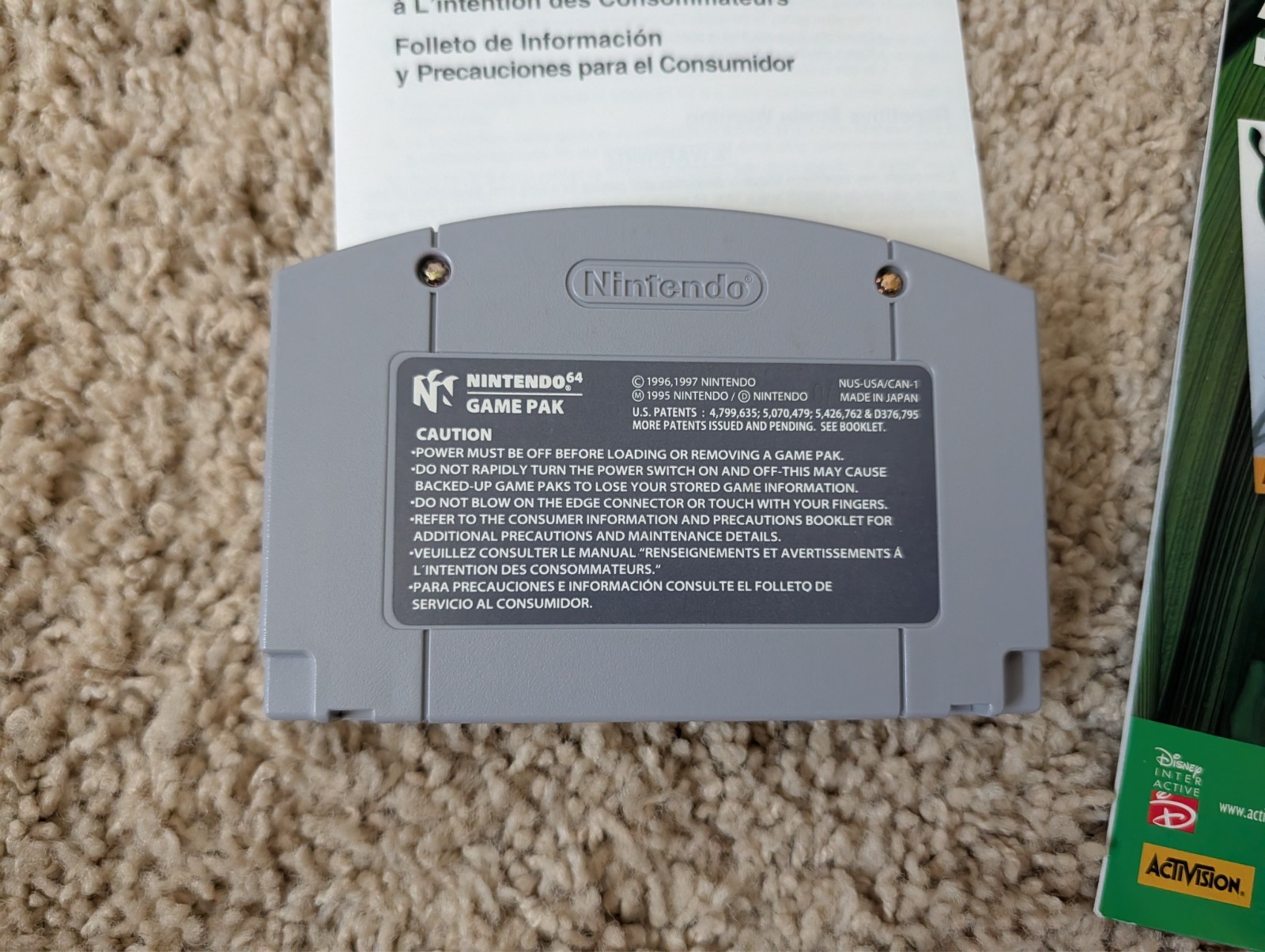 Toy Story 2: Buzz Lightyear to the Rescue (Nintendo 64, 1999) N64 CIB Tested!