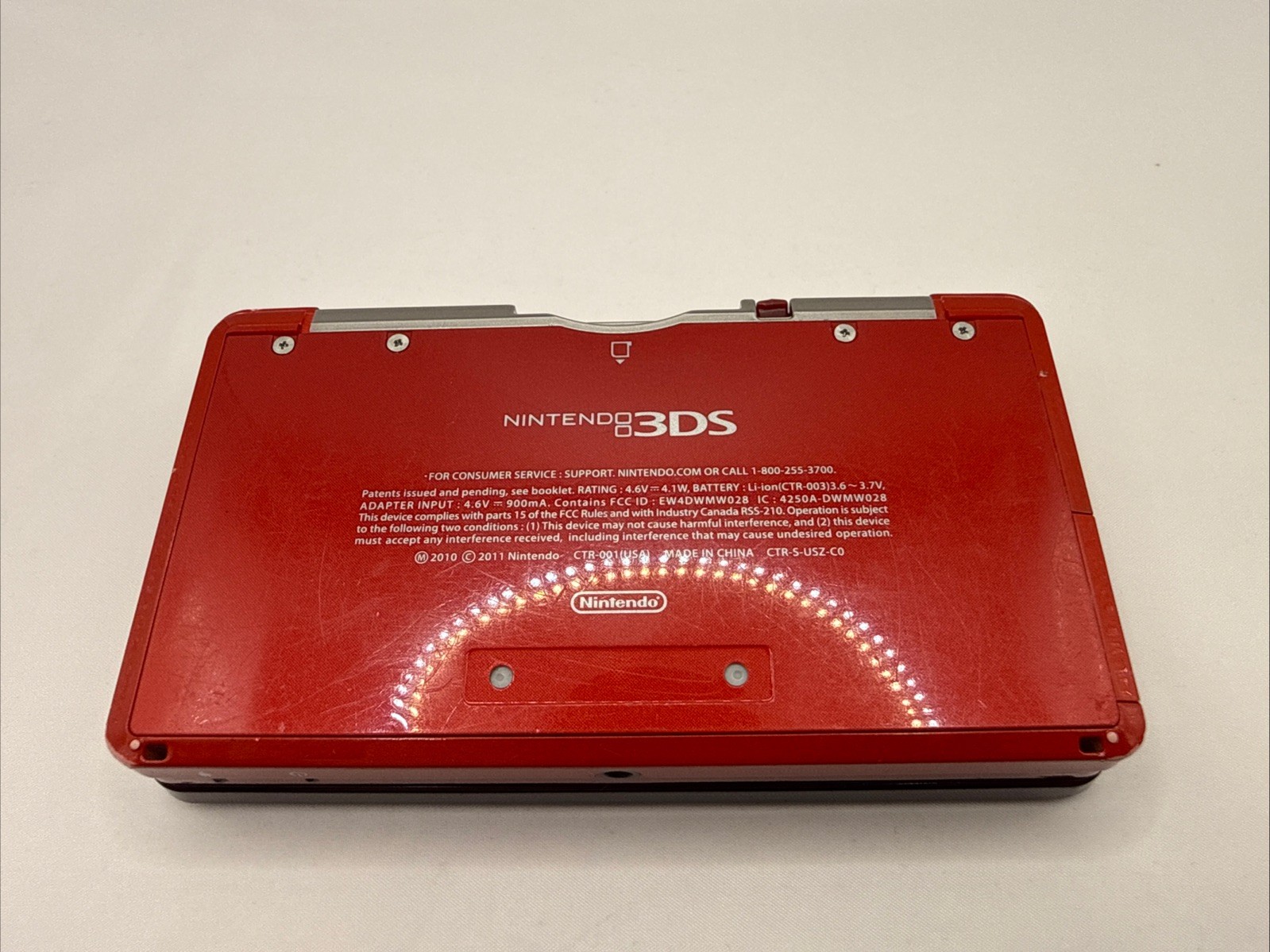 Nintendo 3DS Handheld System – Flame Red CTR-001 (USA) Tested & Working