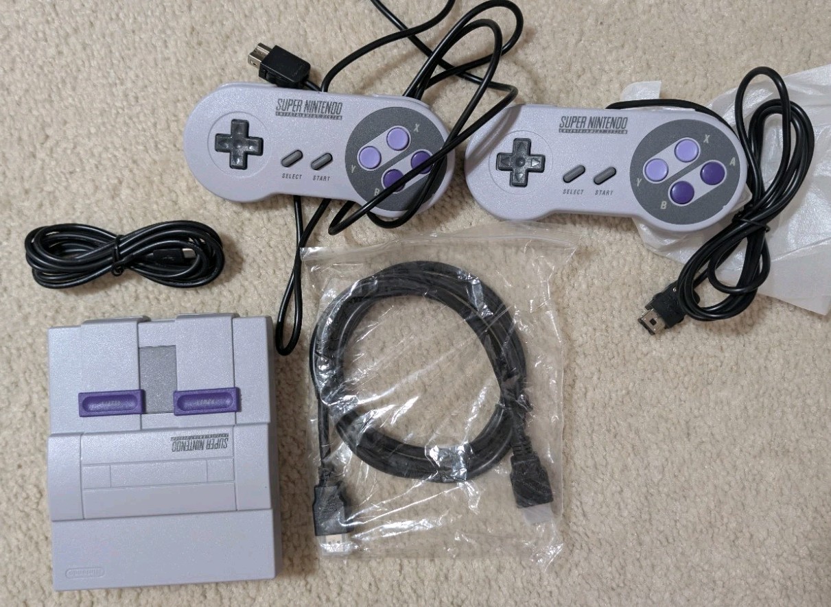 Super Nintendo Entertainment System -SNES- Classic Edition – Over 20 Games! Open