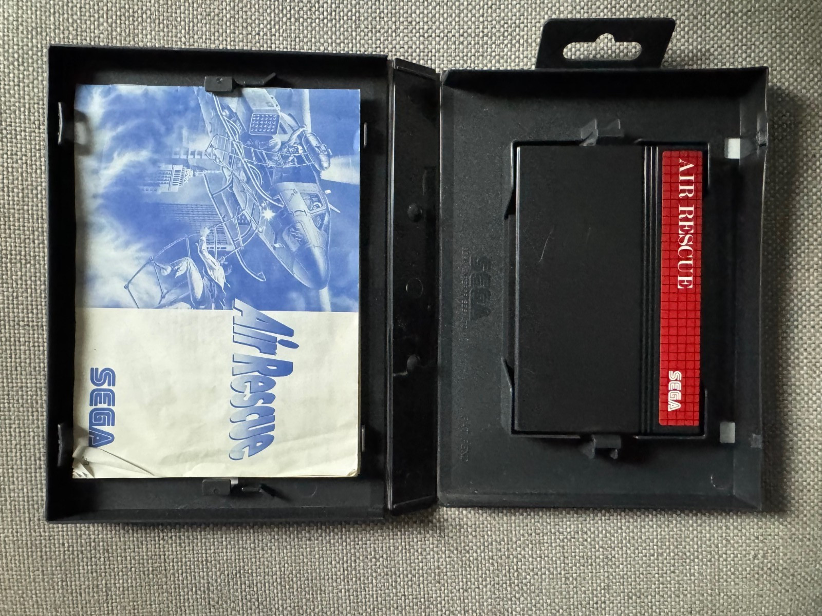Master System AIR RESCUE Game Boxed PAL REGION FREE (Works on US Consoles)