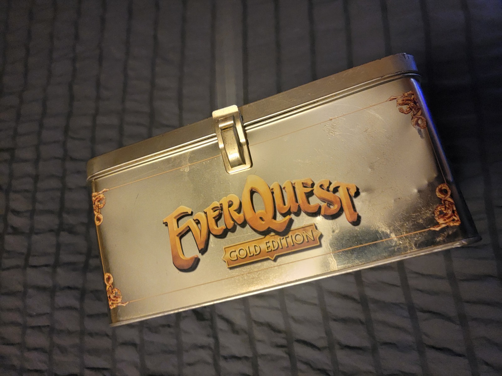EverQuest PC Game Gold Edition 2002 Collector’s Tin Complete With Maps Etc