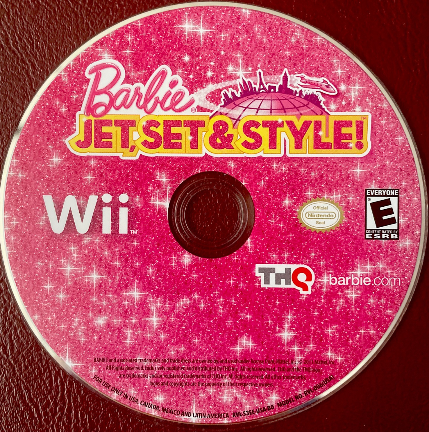 Barbie Jet Set & Style – Nintendo Wii – Disc Only