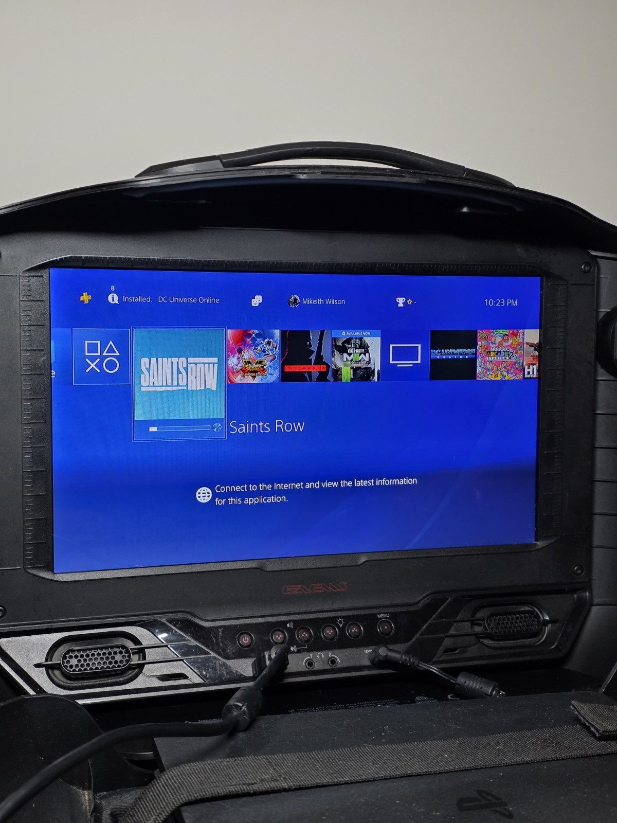 GAEMS G155 XHD Sentry Portable Gaming Monitor Case HDMI 15.5in PS4 Xbox One