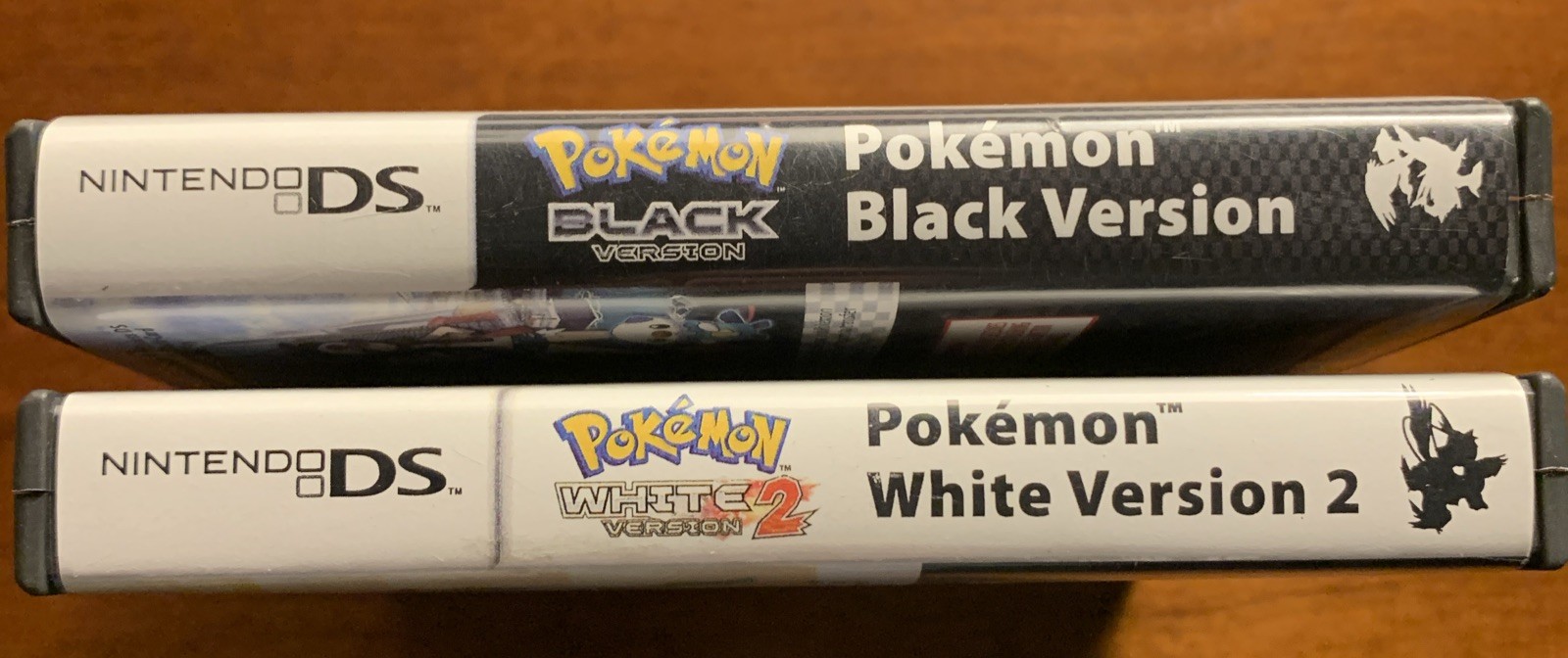 Pokemon White 2 + Black Nintendo DS Replacement Cases Only NO GAMES – Bundle