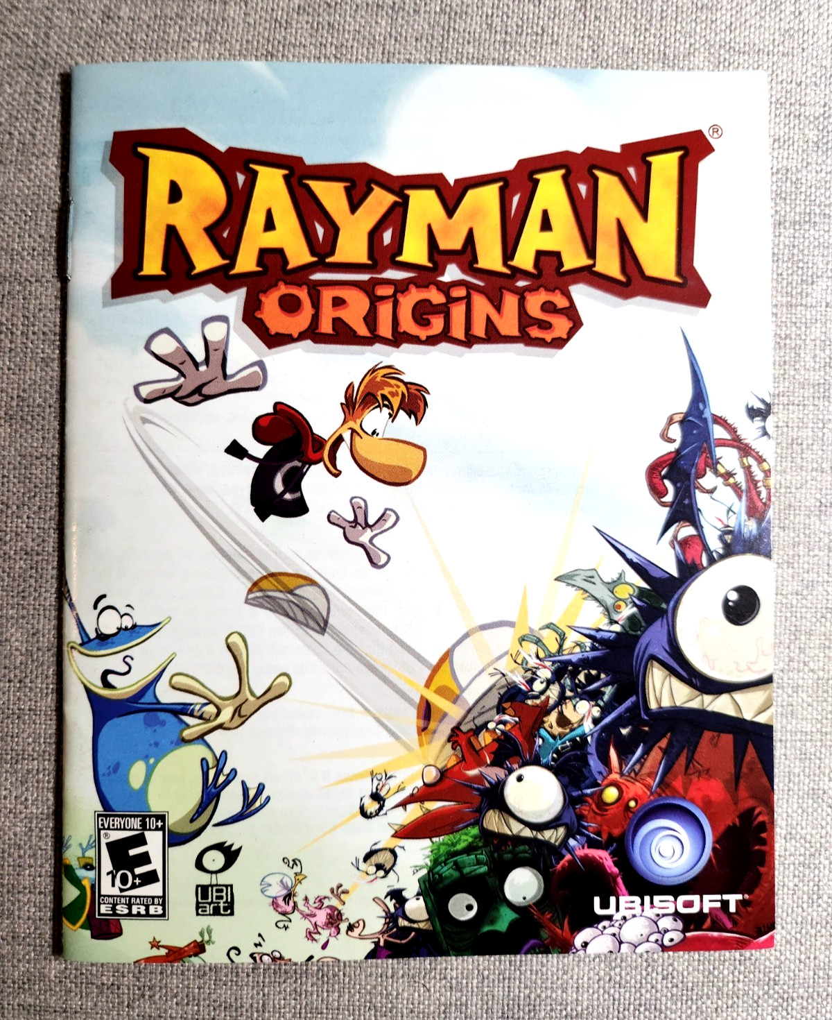 Rayman Origins Instruction Manual Only – PS3 PlayStation 3