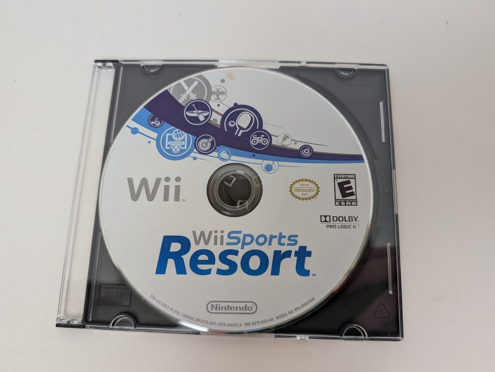 Wii Sports Resort (Nintendo Wii, 2009) Disc Only Tested