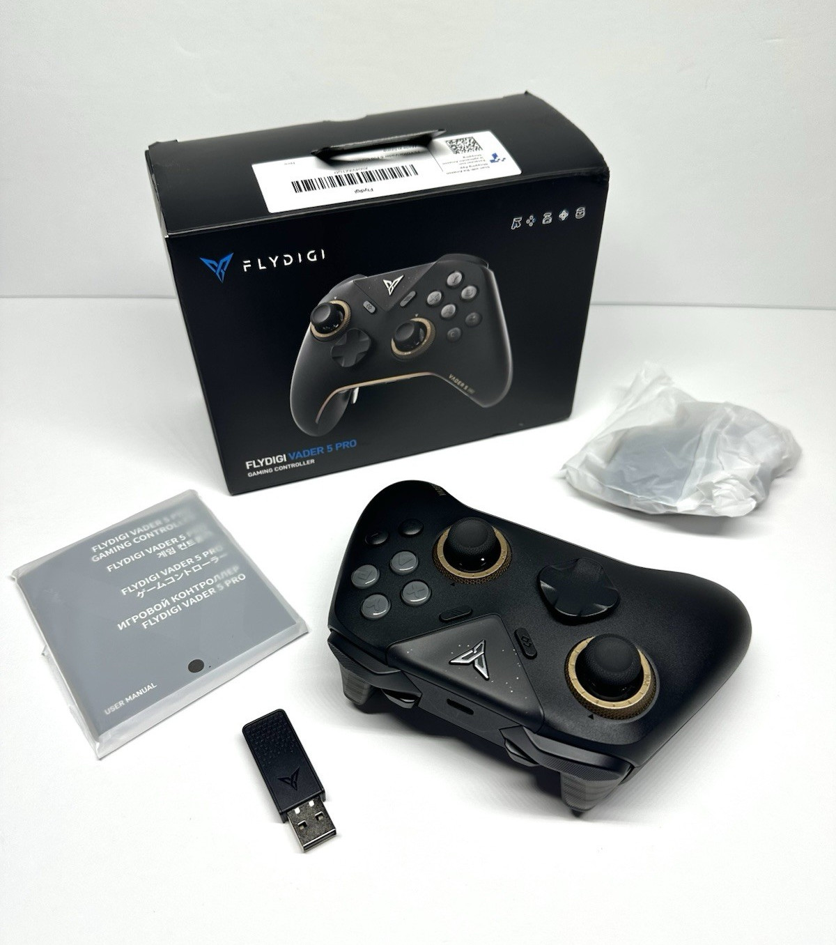 Flydigi Vader 5 Pro Wireless PC Controller Black w/ USB Dongle