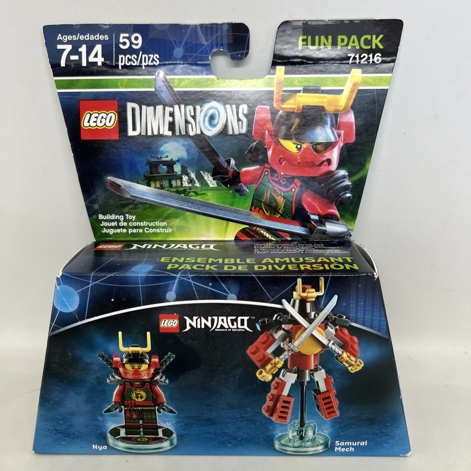 LEGO Dimensions Fun Pack 71216 Ninjago Nya Samurai Mech NIB