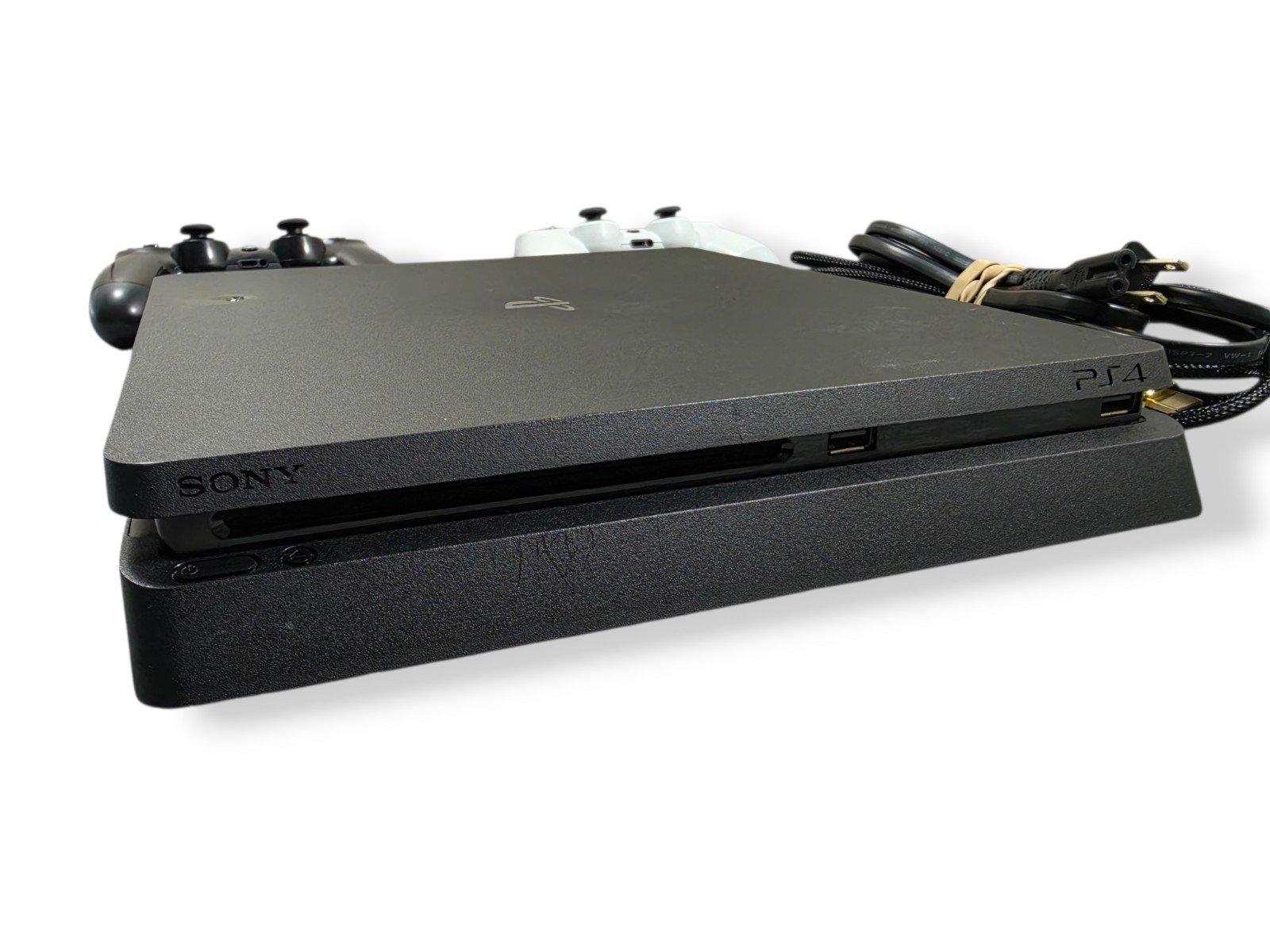 Sony PlayStation 4 Slim CUH-2015A 500GB – Console 2 Controllers & Cables