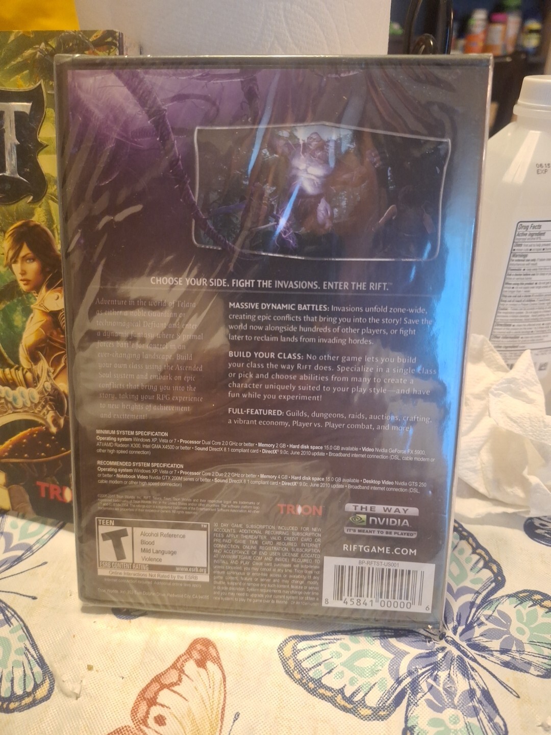NEW SEALED Rift Video Game by Trion World’s PC DVD-ROM 2011 Nvidia Rated T