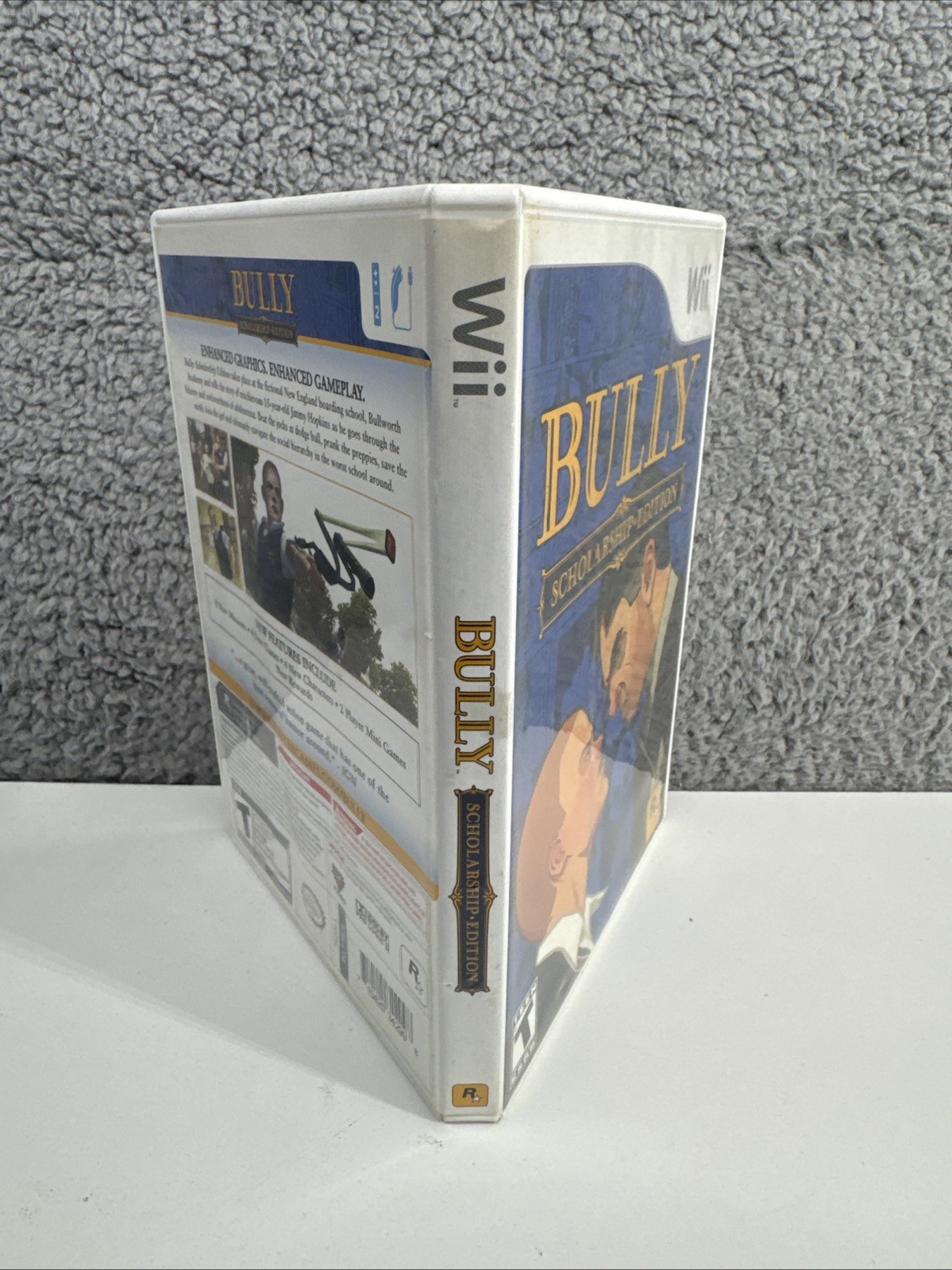 Bully: Scholarship Edition (Nintendo Wii, 2008) Complete w/ Manual & Map CIB