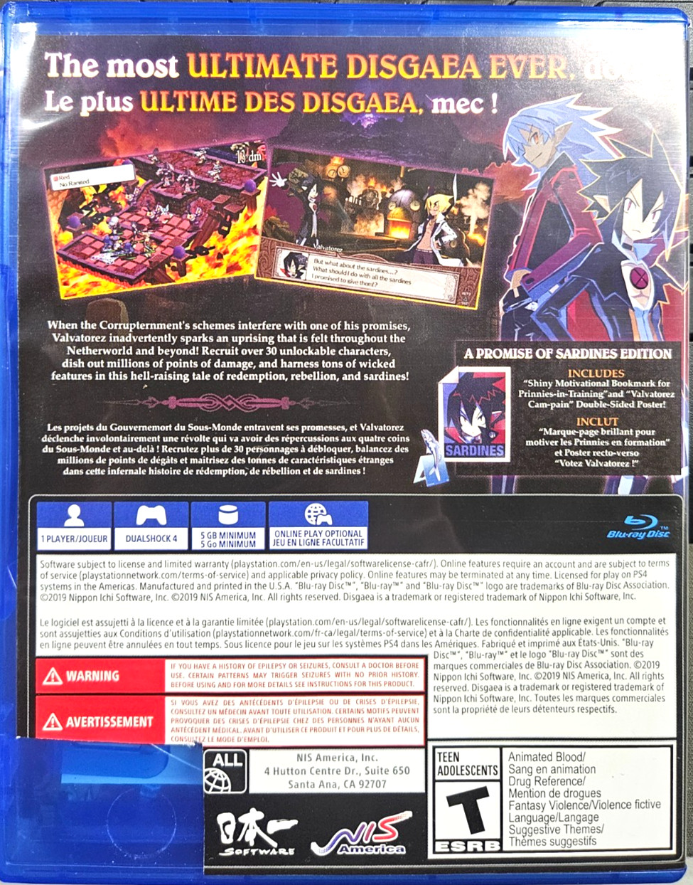 DISGAEA 4 COMPLETE (A PROMISE OF SARDINES EDITION) (PS4) PLAYSTATION 4
