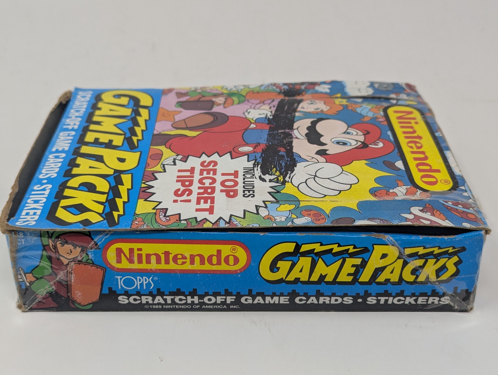 Vintage Topps Nintendo Game Packs Trading Card – Rare