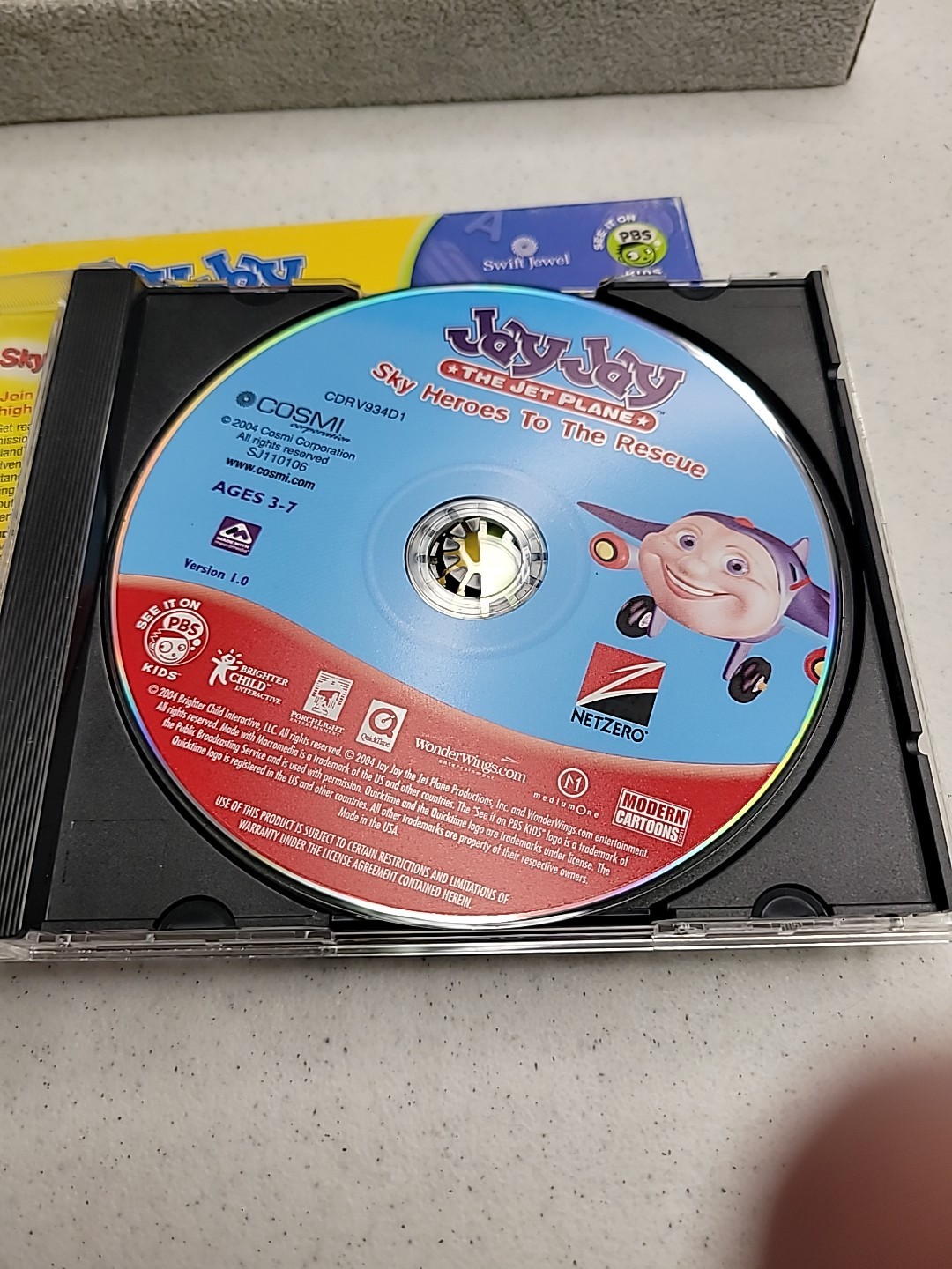 Jay Jay the Jet Plane: Sky Heroes to the Rescue PC CD ROM Software Age 3-7