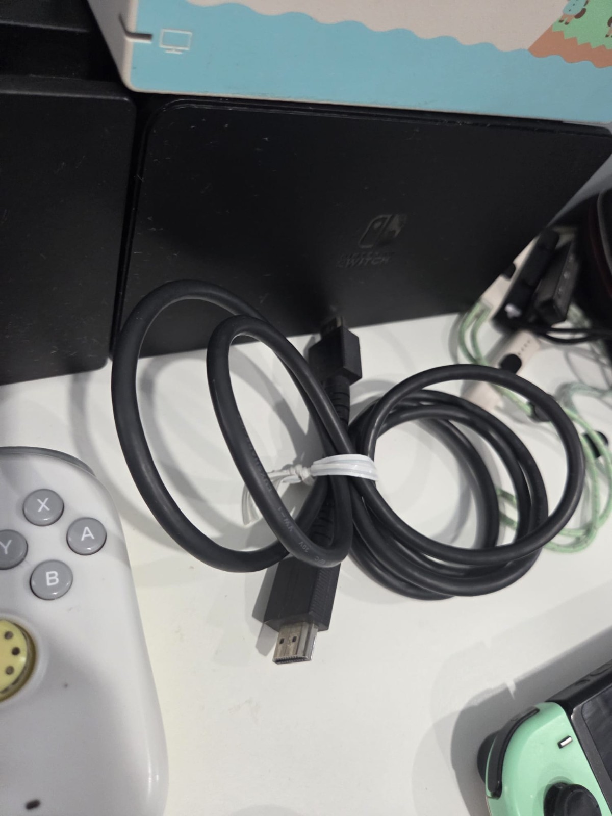 Nintendo switch oled and regular bundle with many accessories working
