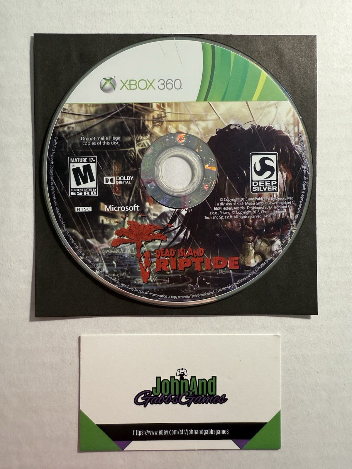 Dead Island: Riptide (Microsoft Xbox 360, 2013)