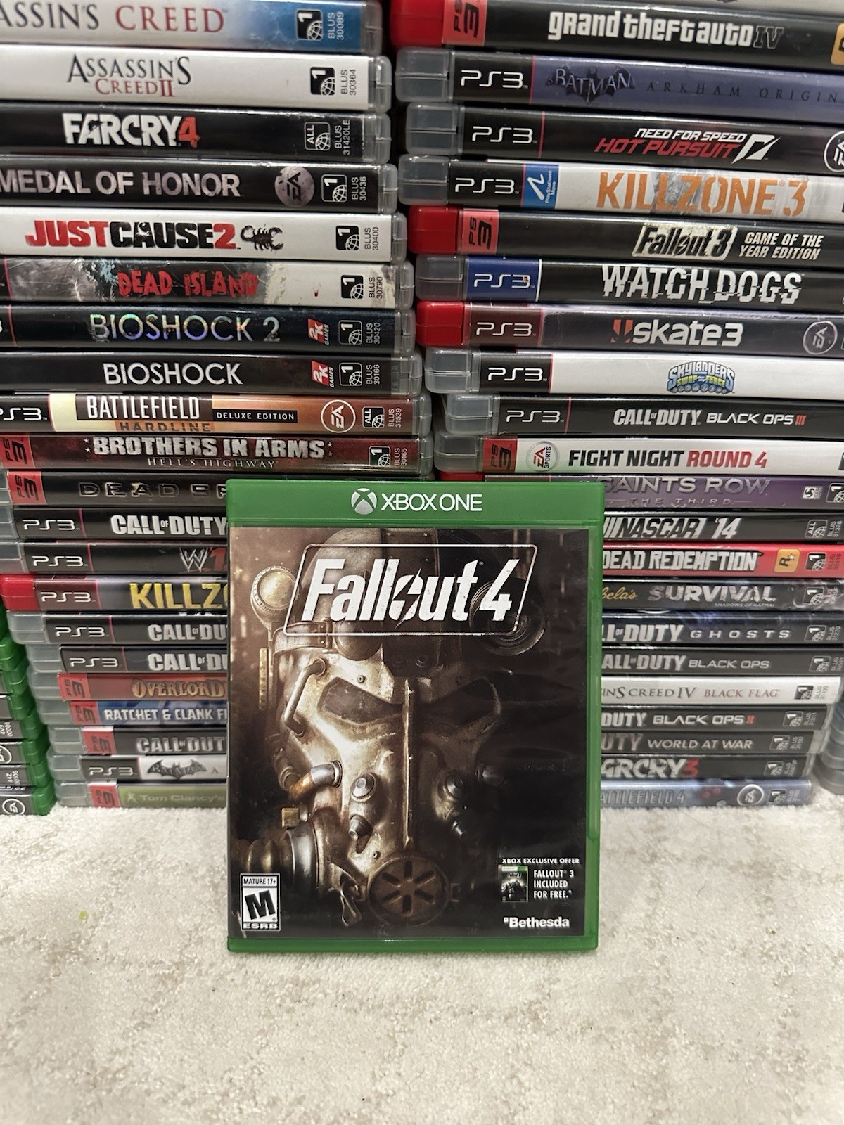 Fallout 4 (Microsoft Xbox One) Complete CIB Tested w Map