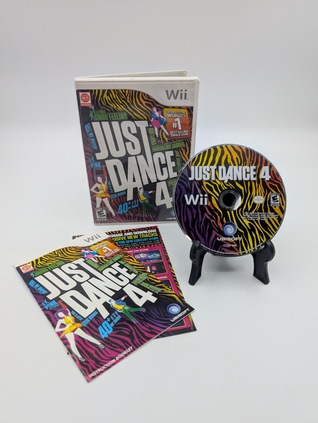 Just Dance 4 (Nintendo Wii, 2012) Complete CIB