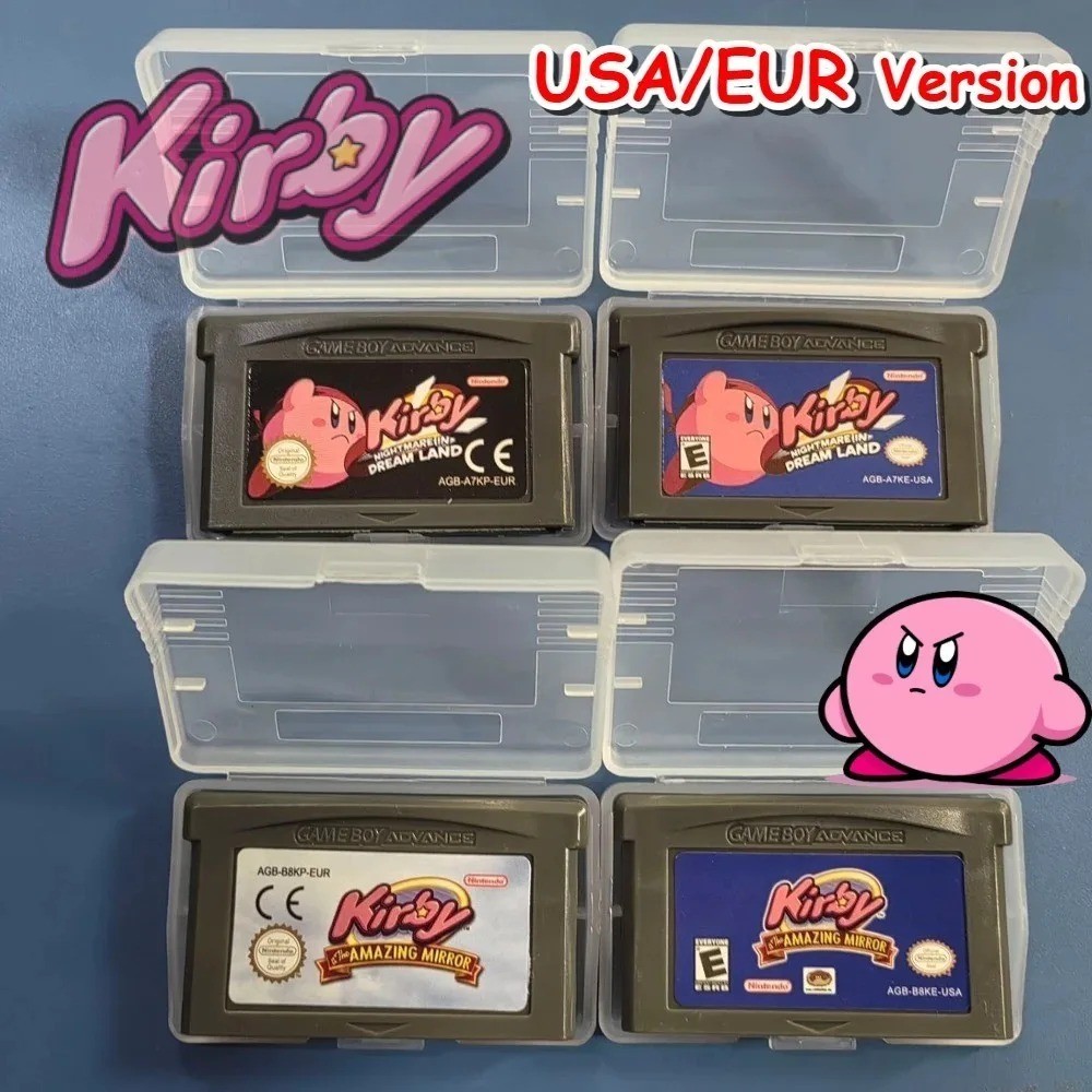 Kirby & the Amazing Mirror – Nintendo Game Boy Advance GBA Classic Platform Game