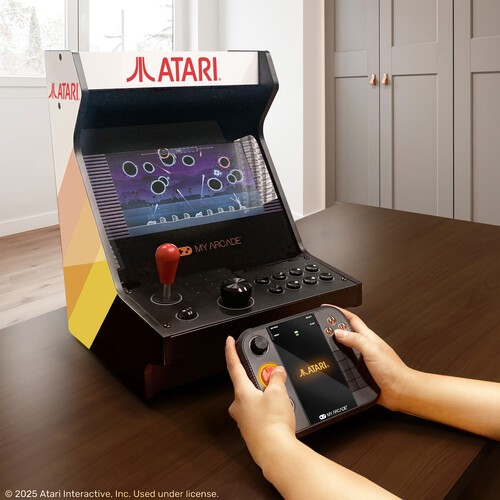 My Arcade – DGUNL-7152 Atari Gamestation Gamepad Wireless Controller Black [New