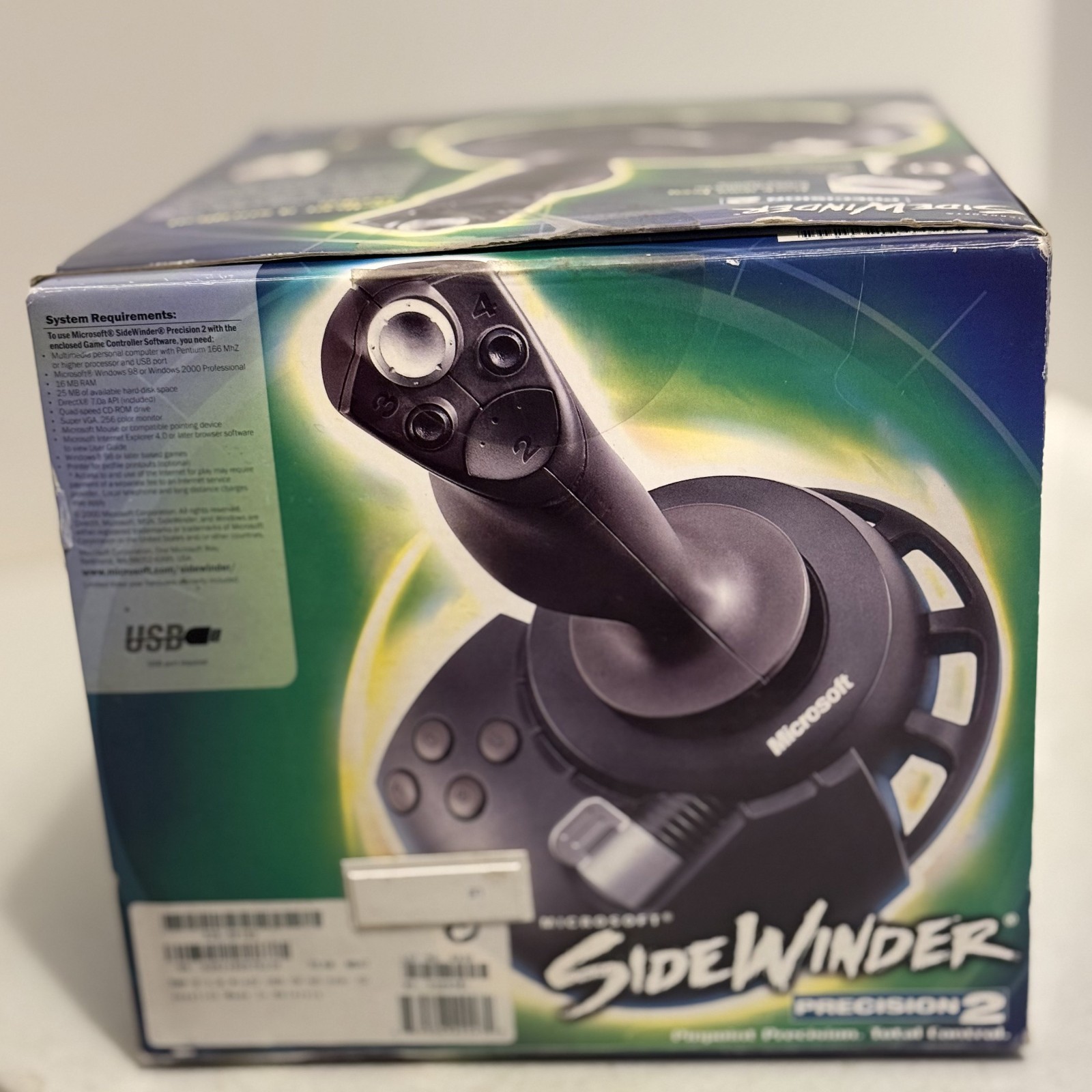 Microsoft SideWinder Precision 2 USB Joystick PC Flight Simulator