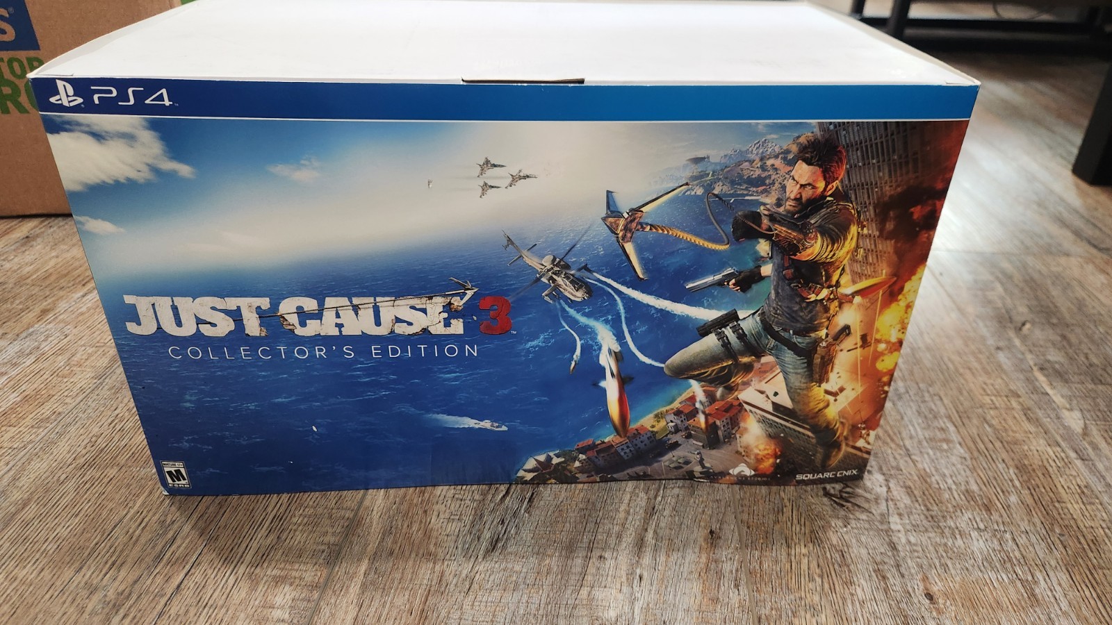 Just Cause 3 Collector’s Edition (PS4) in box. Game included