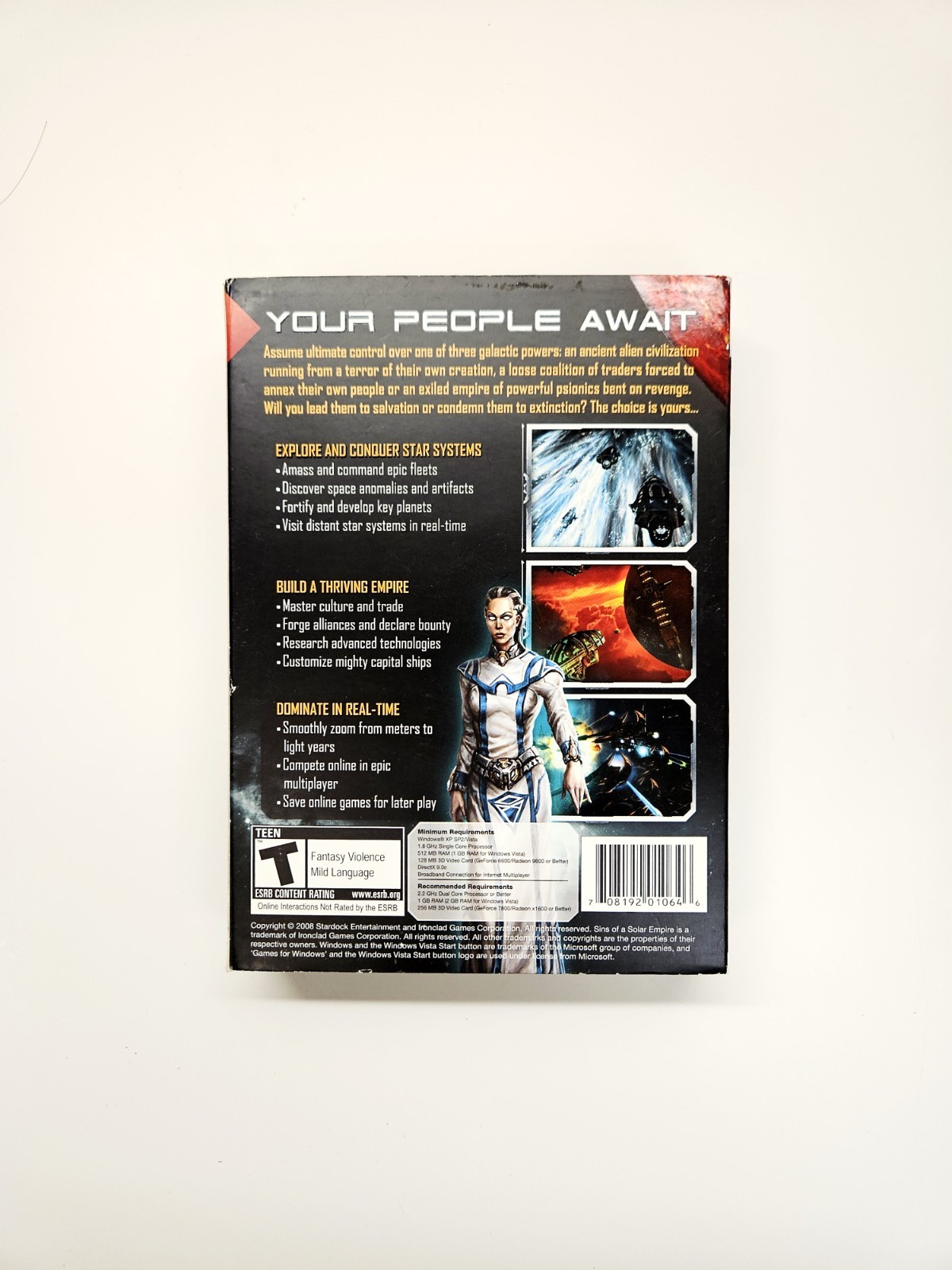 Sins Of A Solar Empire (PC, 2008)