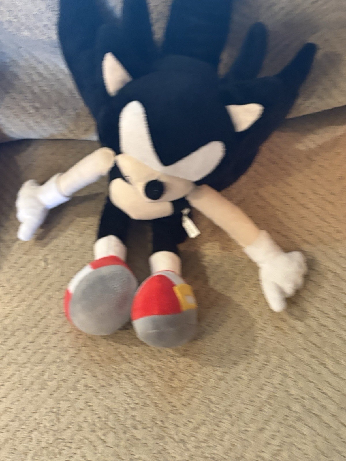 Sonic Plush Doll Lot – , Shadow, 2 Supers,Hyper, and sigh + banner