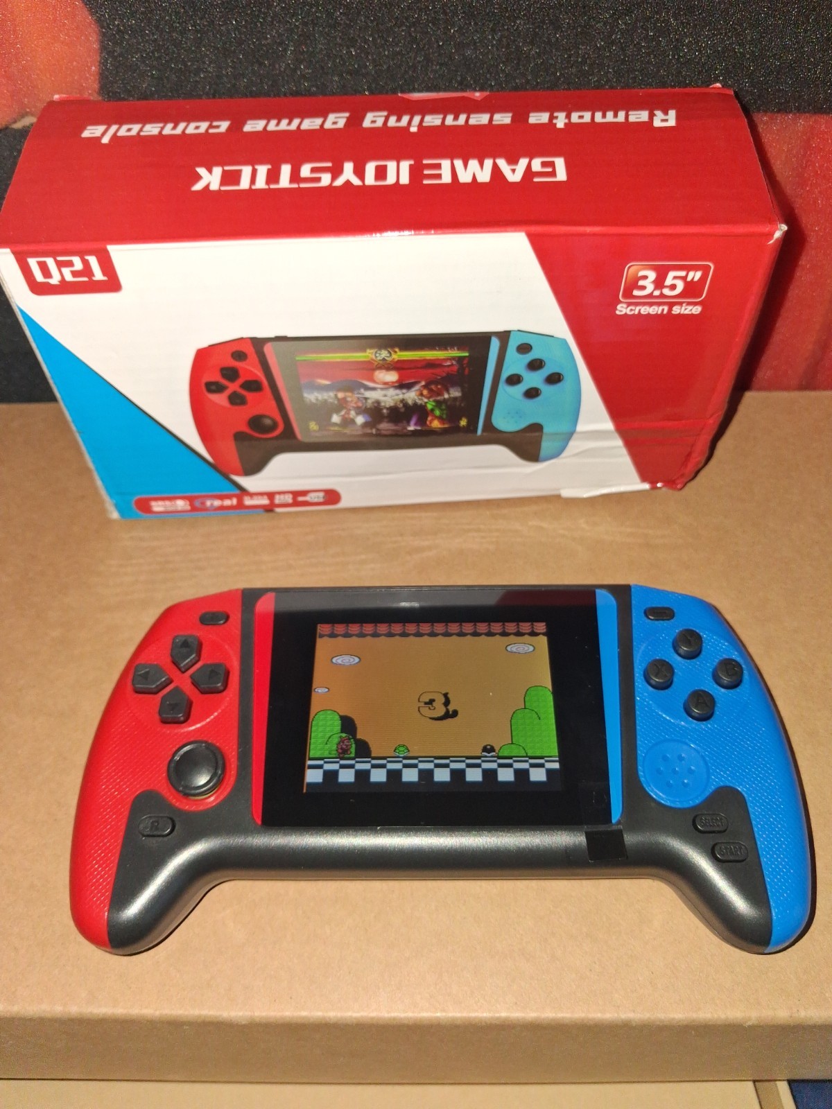 500 Games in 1 Q21 Handheld Console 3.5″ Screen Rechargeable Retro Gift
