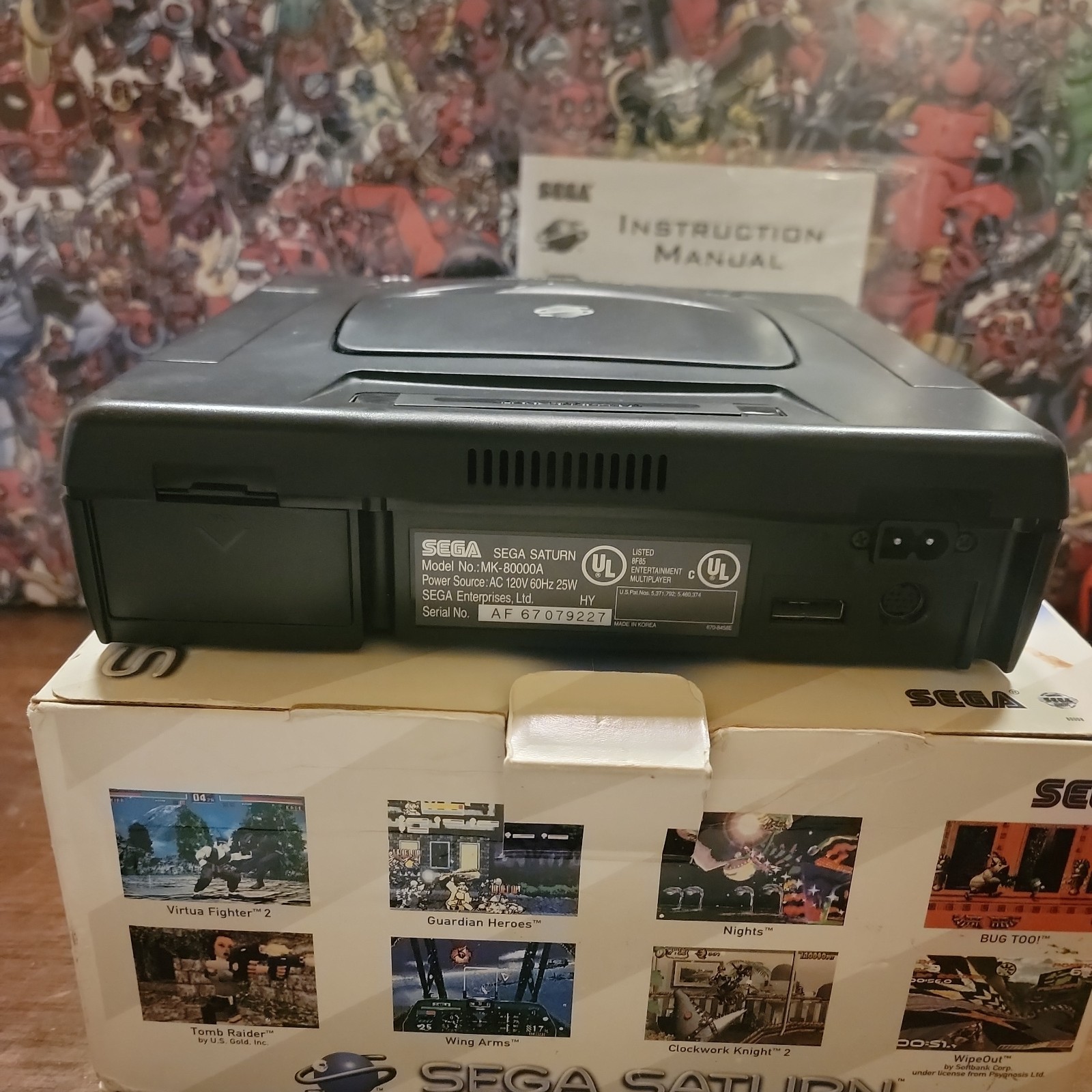 SEGA Saturn Console w/Box – Complete CIB – Tested – Authentic