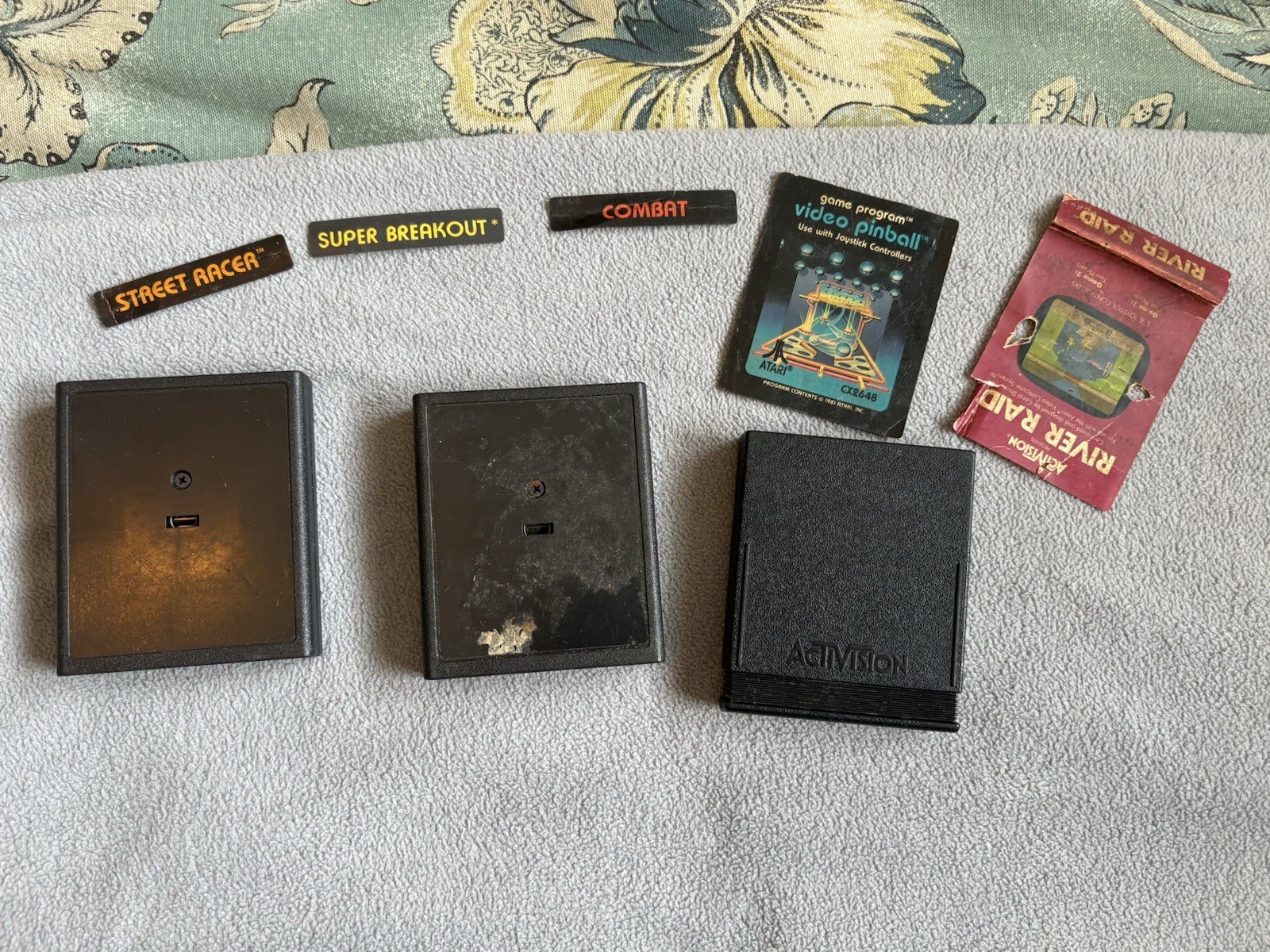 Atari 2600 Console Lot w/ Games, Joysticks, Paddles, Carrying Case Dig Dug