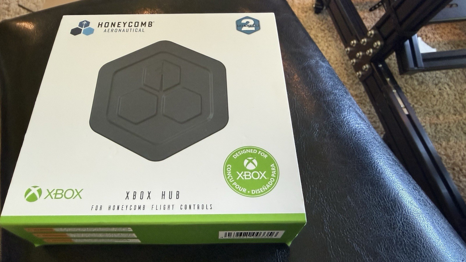 Honeycomb Aeronautical Alpha Flight Controls XPC Yoke + Xbox Hub, Wired
