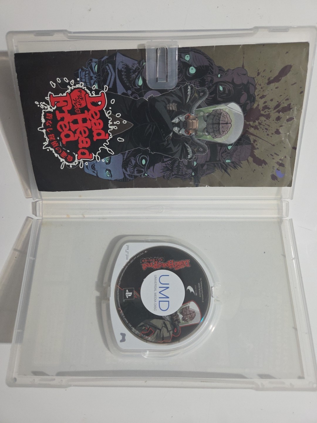 D3 Publisher Dead Head Fred PlayStation Portable PSP For Japan Only Used Cib