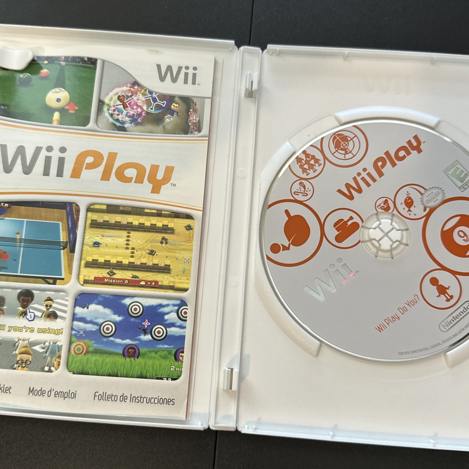 Wii Play Nintendo Wii 2007 Video Game CIB Complete Tested And Working