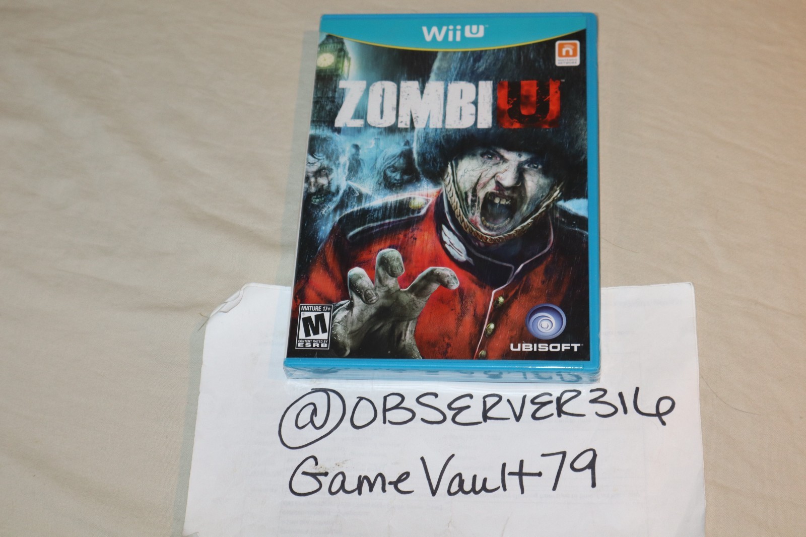 ZombiU (Nintendo Wii U, 2012) NEW SEALED