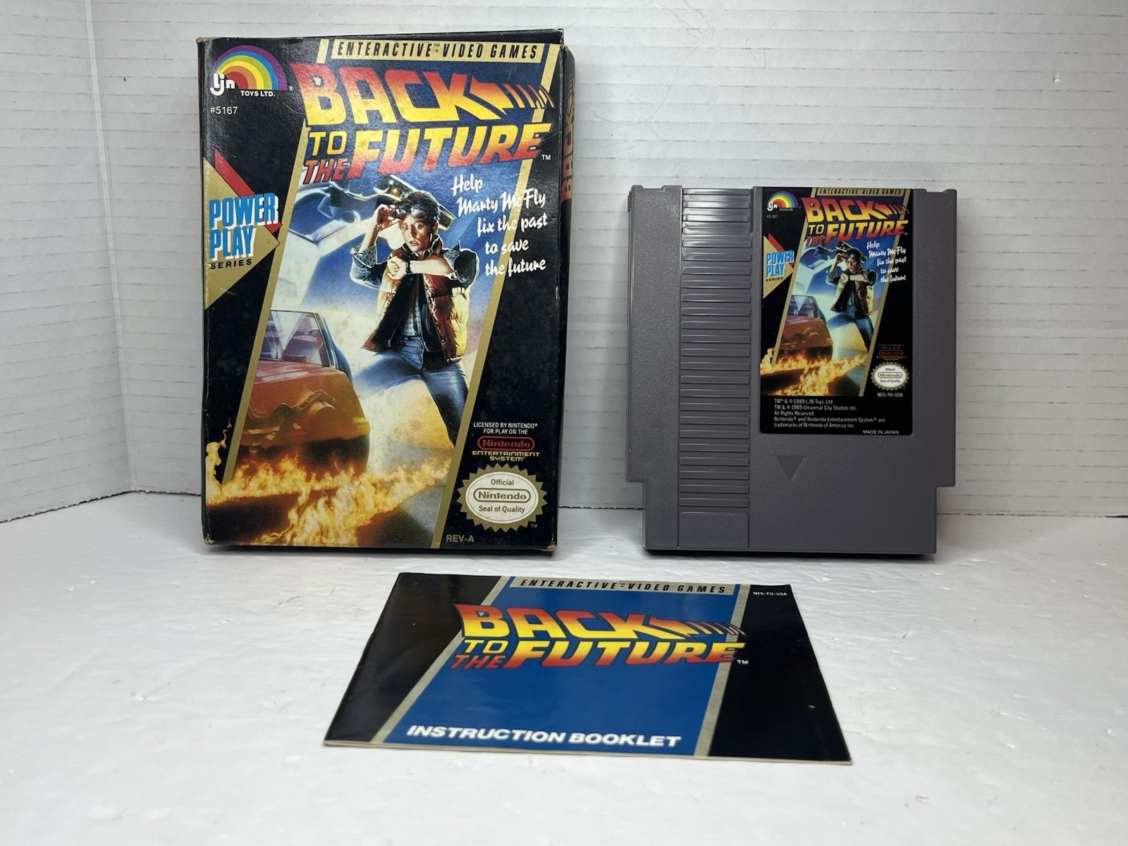 Back to the Future (Nintendo NES, 1989) CIB Complete Manual Box Tested