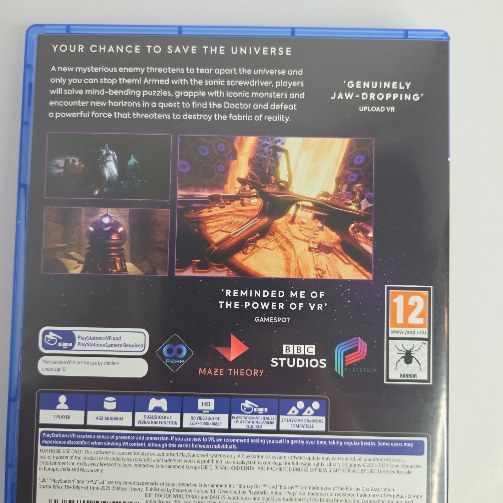 Doctor Who: The Edge of Time – PS4 VR – Sony PlayStation 4