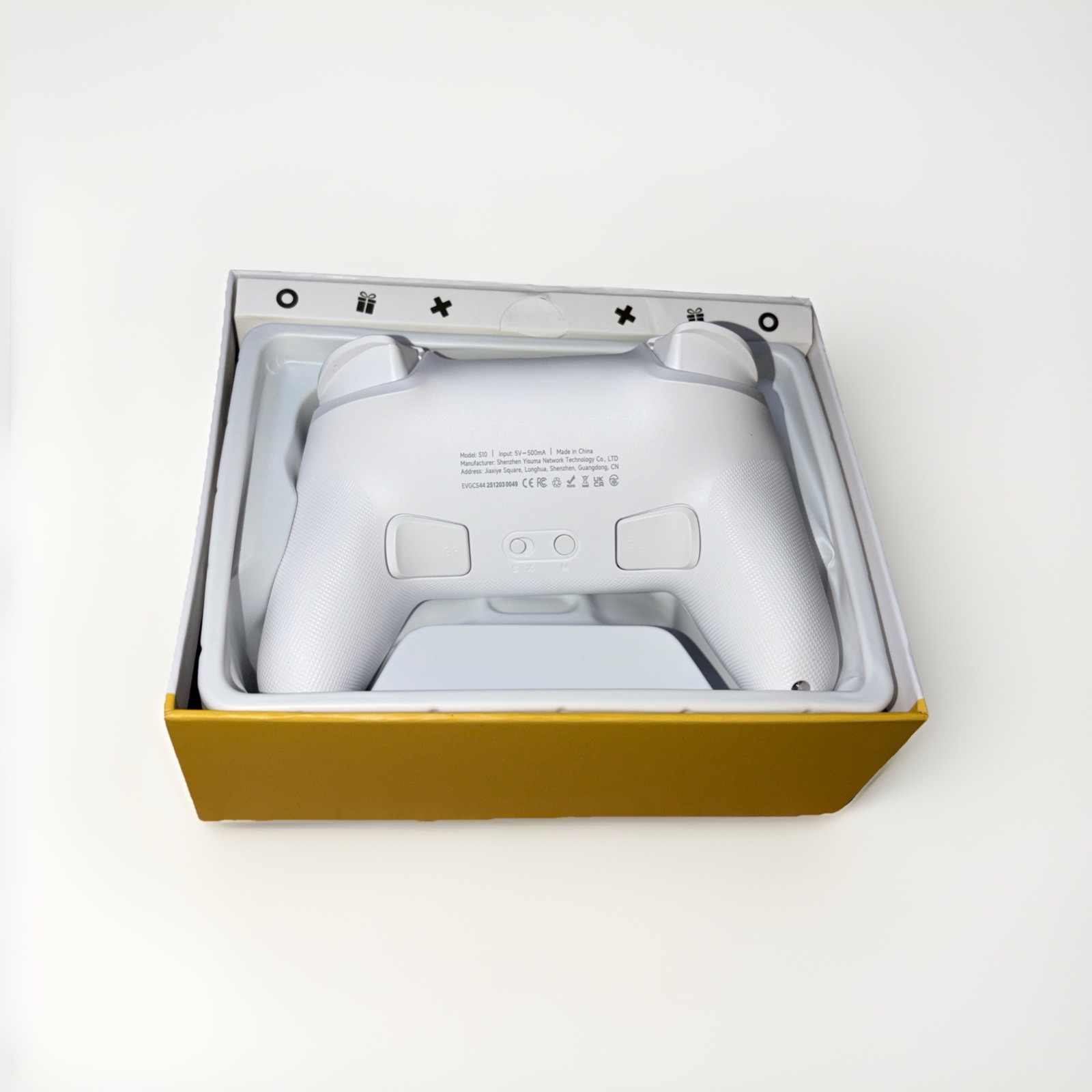 EasySMX S10 Wireless Gaming Controller Nintendo Switch 2 PC iOS Android White