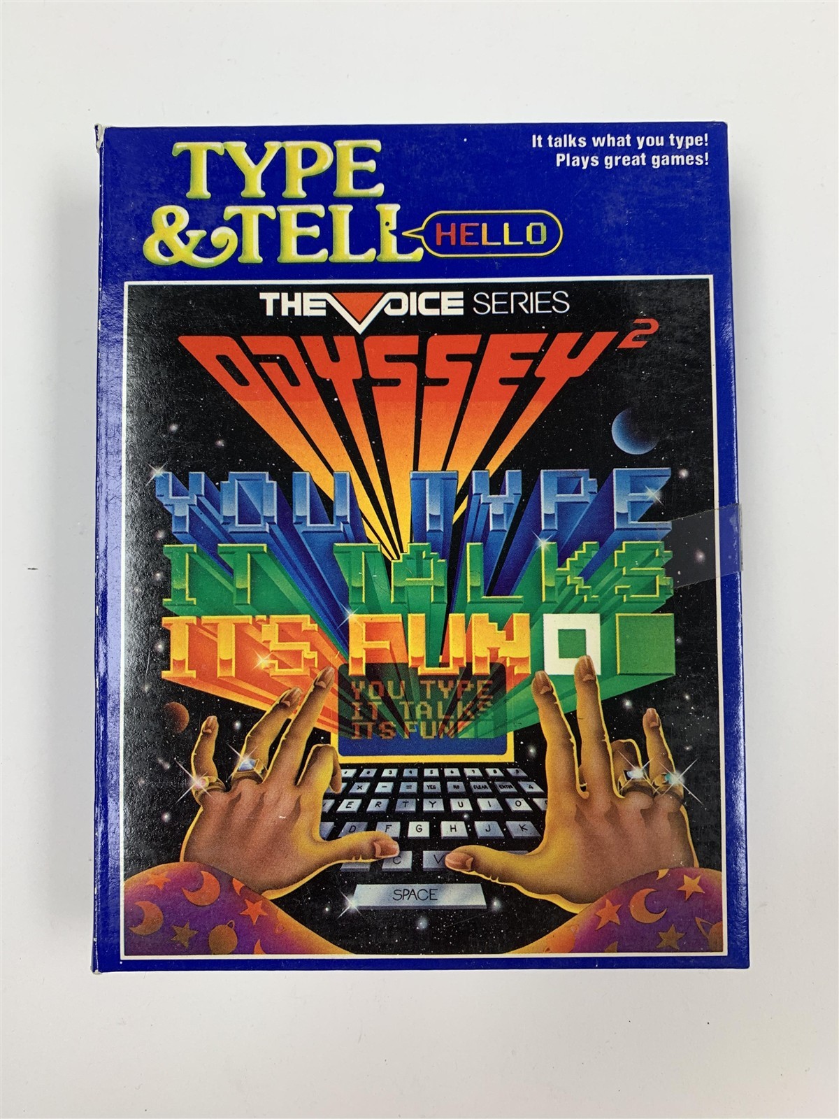 Type & Tell Magnavox Odyssey 2 CIB Talking Game The Voice Series Tested
