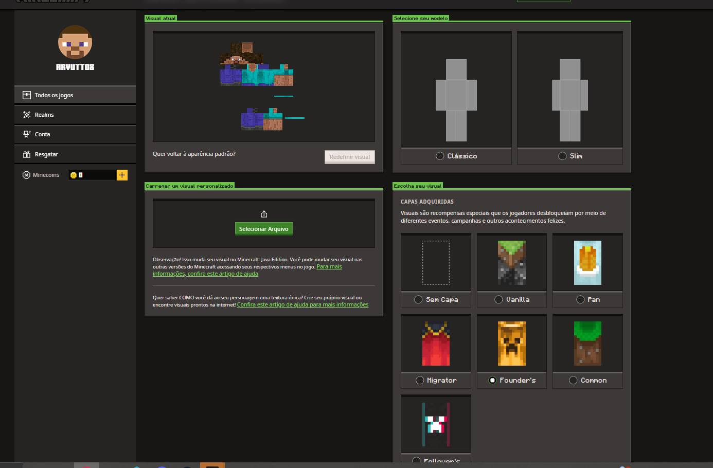 Minecraft Founder’s Cape & NO BANS – Random Account – Java and Bedrock Edition🟡