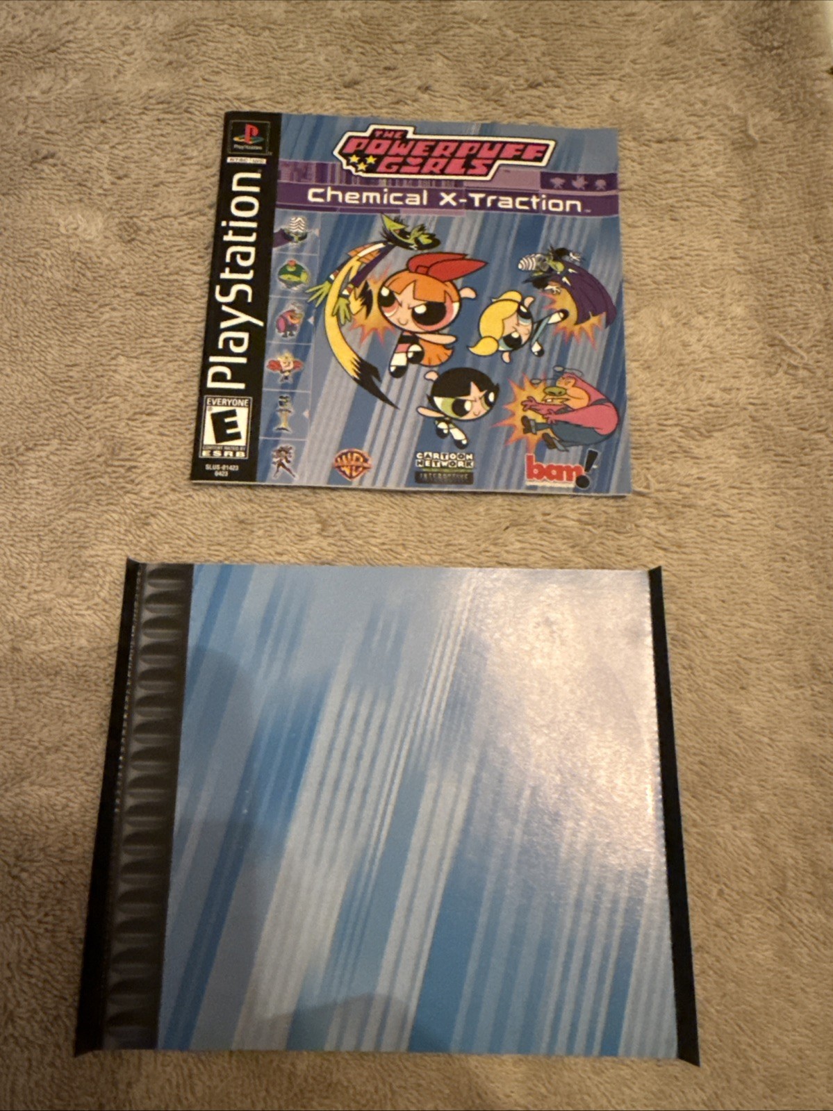 The Powerpuff Girls Chemical X-Traction (PlayStation) **Cover and Manual Only**