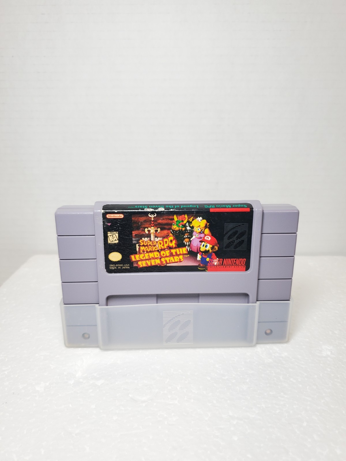 Super Mario RPG Legend Of The Seven Stars ⭐️ AUTHENTIC Cartridge w Cover TESTED✅