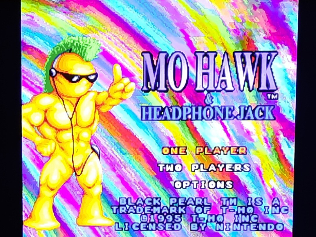 Mohawk & Headphone Jack (Super Nintendo Entertainment System, 1996) SNES
